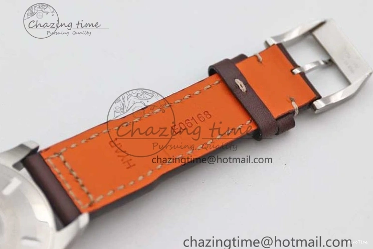 MIROTIME 0413 HighQuality Mark XVIII IW327010 SS M+F 1:1 Best Edition Brown Dial on Brown Leather Strap A 7049